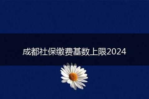 成都社保繳費(fèi)基數(shù)上限2024