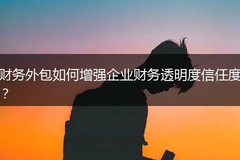 財務外包如何增強企業(yè)財務透明度信任度？