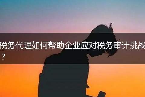 稅務代理如何幫助企業(yè)應對稅務審計挑戰(zhàn)？