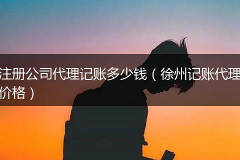 注冊公司代理記賬多少錢（徐州記賬代理價格）